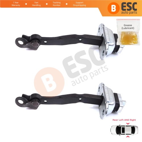 2 Pieces Rear Door Stop Check Assy Limiter Strap for Toyota Camry MK5 V3 XV30 2001-2006 6863033050