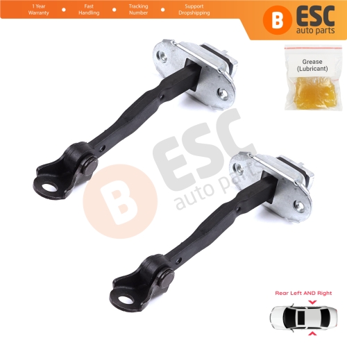 2 Pieces Rear Door Stop Check Assy Limiter Strap for Toyota Camry MK5 V3 XV30 2001-2006 6863033050