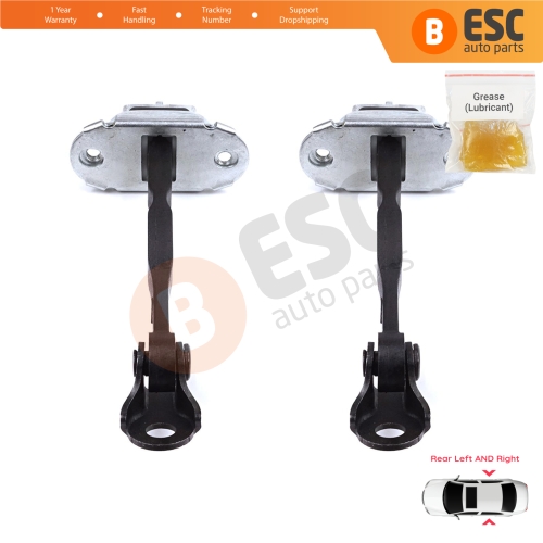 2 Pieces Rear Door Stop Check Assy Limiter Strap for Toyota Camry MK5 V3 XV30 2001-2006 6863033050