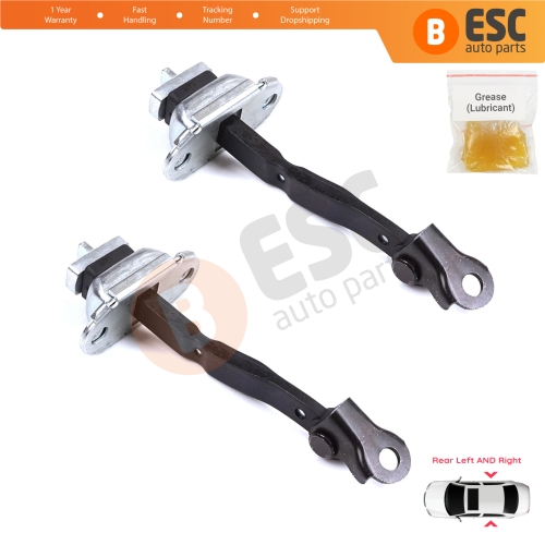 2 Pieces Rear Door Stop Check Assy Limiter Strap for Toyota Camry MK5 V3 XV30 2001-2006 6863033050