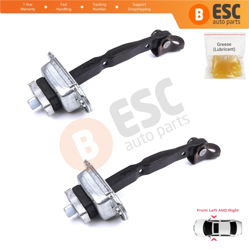 2 Pieces Front Door Stop Check Assy Limiter Strap for Toyota Camry MK6 V4 XV40 2006-2012 6861033070