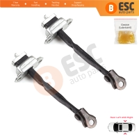 2 Pieces Rear Door Stop Check Assy Limiter Strap for Toyota Camry MK6 V4 XV40 2006-2012 6863033070