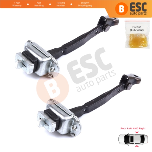 2 Pieces Rear Door Stop Check Assy Limiter Strap for Toyota Camry MK6 V4 XV40 2006-2012 6863033070