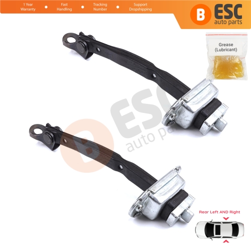 2 Pieces Rear Door Stop Check Assy Limiter Strap for Toyota Camry MK6 V4 XV40 2006-2012 6863033070