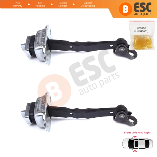 2 Pieces Front Door Stop Check Assy Limiter Strap for Toyota Camry MK7 V5 XV50 XV55 2011-2019 6861033091