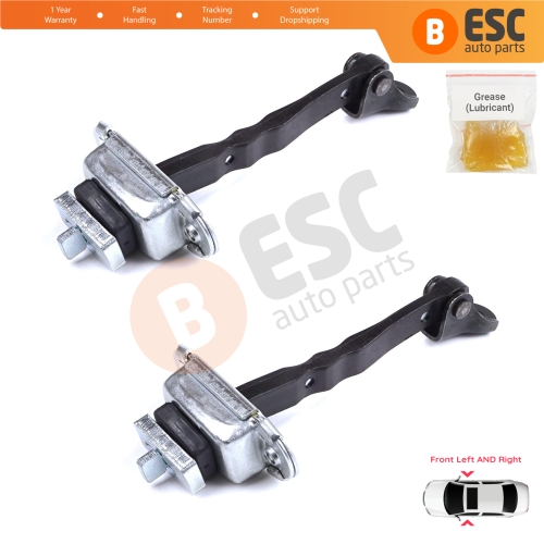 2 Pieces Front Door Stop Check Assy Limiter Strap for Toyota Camry MK7 V5 XV50 XV55 2011-2019 6861033091