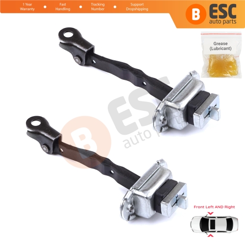 2 Pieces Front Door Stop Check Assy Limiter Strap for Toyota Camry MK7 V5 XV50 XV55 2011-2019 6861033091
