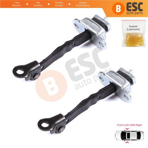 2 Pieces Front Door Stop Check Assy Limiter Strap for Toyota Camry MK7 V5 XV50 XV55 2011-2019 6861033091