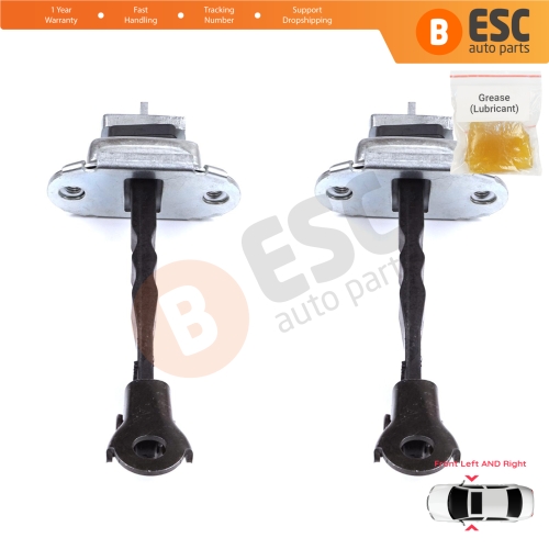 2 Pieces Front Door Stop Check Assy Limiter Strap for Toyota Camry MK7 V5 XV50 XV55 2011-2019 6861033091