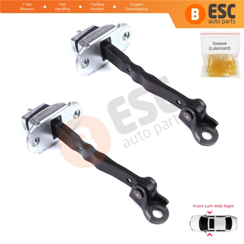 2 Pieces Front Door Stop Check Assy Limiter Strap for Toyota Camry MK7 V5 XV50 XV55 2011-2019 6861033091