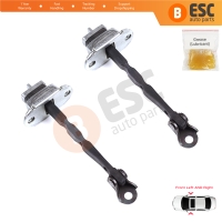 2 Pieces Front Door Stop Check Assy Limiter Strap for Toyota C-HR MK1 X1 AX10 AX50 2016-2024 68610F4030