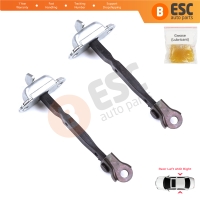 2 Pieces Rear Door Stop Check Assy Limiter Strap for Toyota C-HR MK1 X1 AX10 AX50 2016-2024 68630F4010