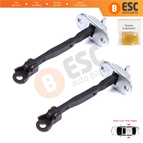 2 Pieces Rear Door Stop Check Assy Limiter Strap for Toyota C-HR MK1 X1 AX10 AX50 2016-2024 68630F4010