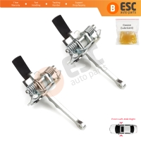 2 Pieces Door Stop Check Assy Limiter Strap for VW Lupo MK1 6X1 6E1 1998-2005 Seat Arosa 6H1 1997-2004 6E0837249C