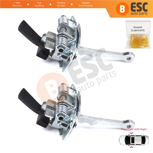 2 Pieces Door Stop Check Assy Limiter Strap for VW Lupo MK1 6X1 6E1 1998-2005 Seat Arosa 6H1 1997-2004 6E0837249C