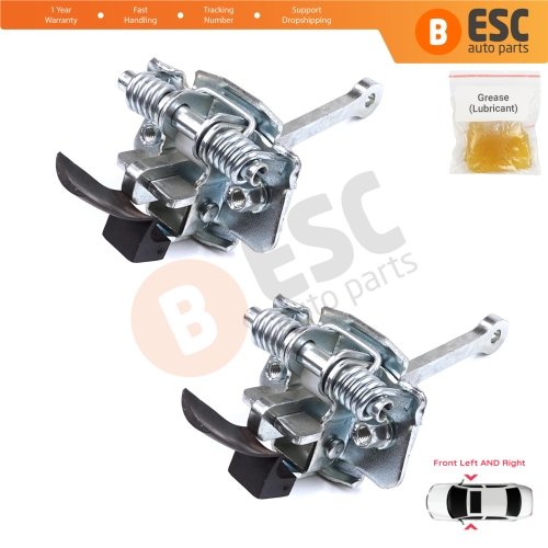 2 Pieces Door Stop Check Assy Limiter Strap for VW Lupo MK1 6X1 6E1 1998-2005 Seat Arosa 6H1 1997-2004 6E0837249C
