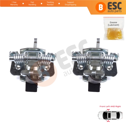 2 Pieces Door Stop Check Assy Limiter Strap for VW Lupo MK1 6X1 6E1 1998-2005 Seat Arosa 6H1 1997-2004 6E0837249C