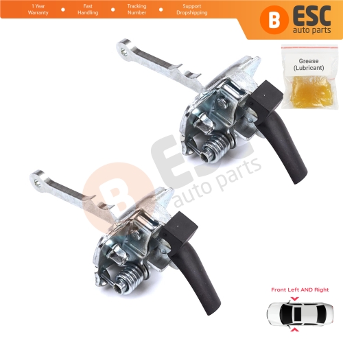 2 Pieces Door Stop Check Assy Limiter Strap for VW Lupo MK1 6X1 6E1 1998-2005 Seat Arosa 6H1 1997-2004 6E0837249C