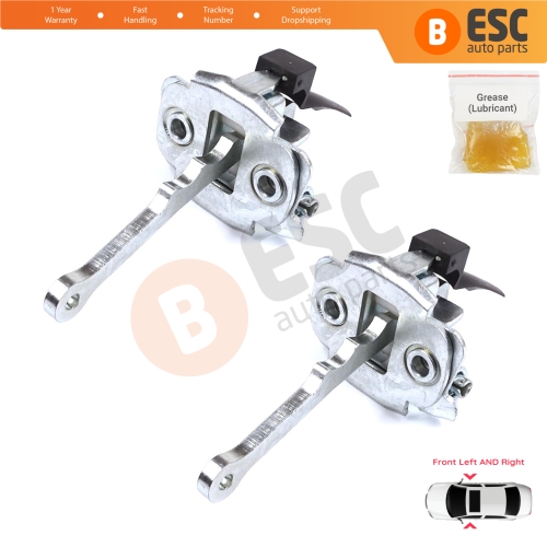 2 Pieces Door Stop Check Assy Limiter Strap for VW Lupo MK1 6X1 6E1 1998-2005 Seat Arosa 6H1 1997-2004 6E0837249C