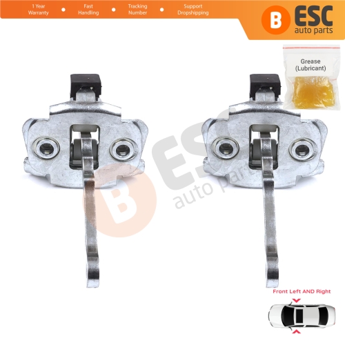 2 Pieces Door Stop Check Assy Limiter Strap for VW Lupo MK1 6X1 6E1 1998-2005 Seat Arosa 6H1 1997-2004 6E0837249C
