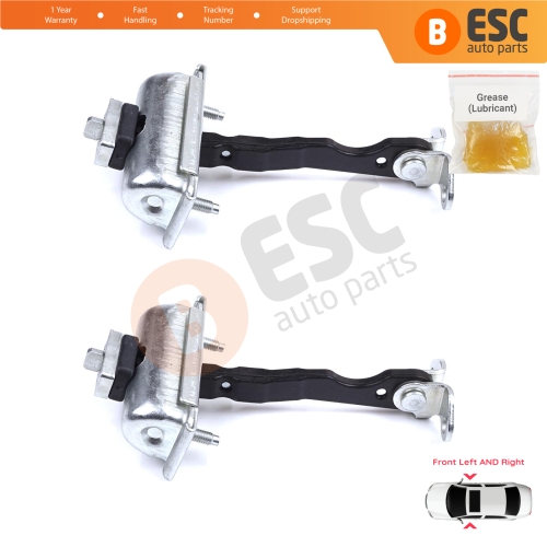 2 Pieces Door Stop Check Assy Limiter Strap for Ford Cargo Truck Series 2012-2021 CC46E23500AC
