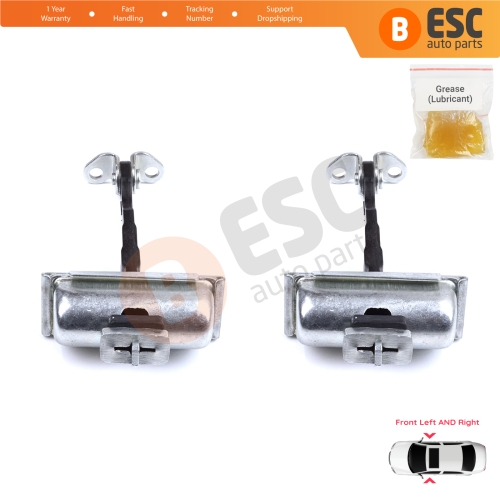 2 Pieces Door Stop Check Assy Limiter Strap for Ford Cargo Truck Series 2012-2021 CC46E23500AC
