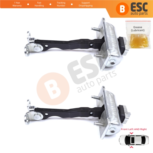 2 Pieces Door Stop Check Assy Limiter Strap for Ford Cargo Truck Series 2012-2021 CC46E23500AC