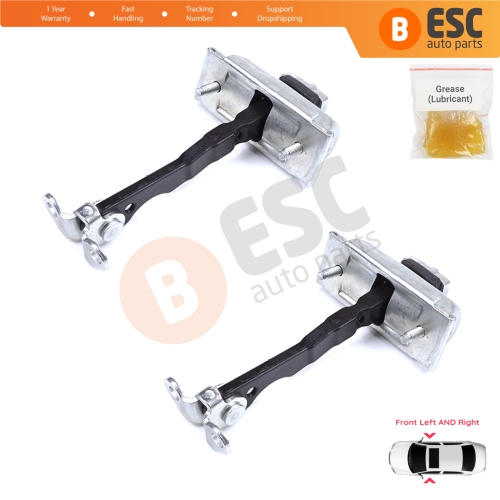 2 Pieces Door Stop Check Assy Limiter Strap for Ford Cargo Truck Series 2012-2021 CC46E23500AC