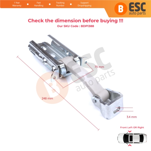Front Door Stop Check Assy Limiter Strap for Mercedes Sprinter W906 2006–2018 VW Crafter 30-35 2E 2F 2006-2017 9067200316