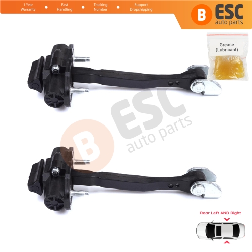 2 Pieces Rear Door Stop Check Assy Limiter Strap for Fiat Egea Tipo 356 357 2015-On 51983608