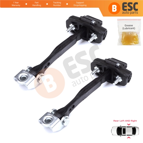 2 Pieces Rear Door Stop Check Assy Limiter Strap for Fiat Egea Tipo 356 357 2015-On 51983608