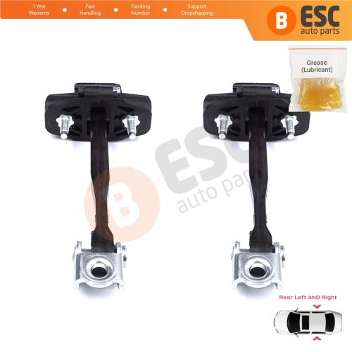 2 Pieces Rear Door Stop Check Assy Limiter Strap for Fiat Egea Tipo 356 357 2015-On 51983608