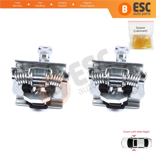 2 Pieces Front Door Stop Check Assy Limiter Strap for Peugeot 607 9D 9U 1999-2010 9181F4