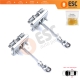 2 Pieces Rear Door Stop Check Assy Limiter Strap for Peugeot 607 9D 9U 1999-2010 9181F5