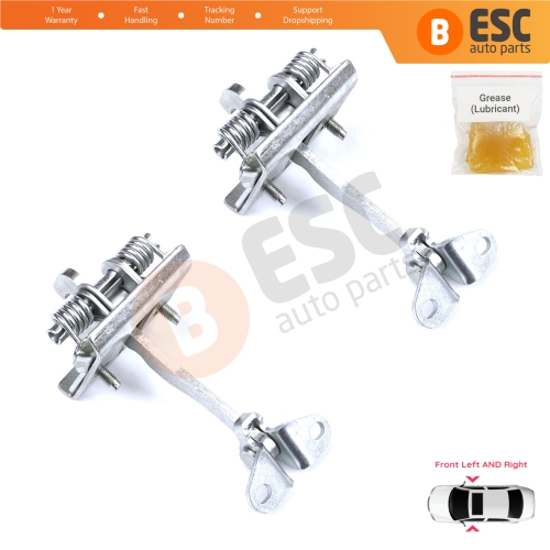 2 Pieces Front Door Stop Check Assy Limiter Strap for Citroen C8 MK2 Peugeot 807 Fiat Ulysse Lancia Phedra 179 9181G9