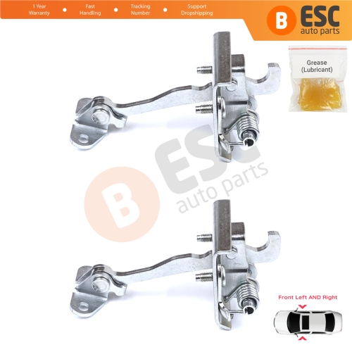 2 Pieces Front Door Stop Check Assy Limiter Strap for Citroen C8 MK2 Peugeot 807 Fiat Ulysse Lancia Phedra 179 9181G9