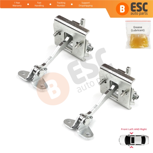 2 Pieces Front Door Stop Check Assy Limiter Strap for Citroen C8 MK2 Peugeot 807 Fiat Ulysse Lancia Phedra 179 9181G9