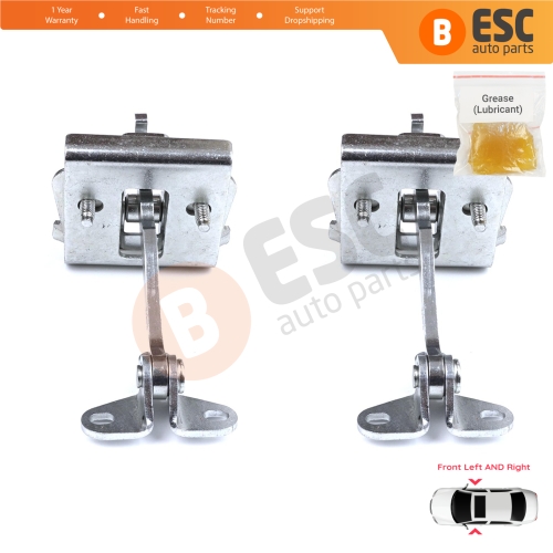 2 Pieces Front Door Stop Check Assy Limiter Strap for Citroen C8 MK2 Peugeot 807 Fiat Ulysse Lancia Phedra 179 9181G9
