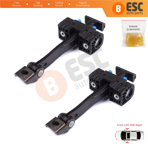 2 Pieces Front Door Stop Check Assy Limiter Strap for BMW 3 Series F30 F31 F35 F80 M3 LCI 2012-2019 51217446717