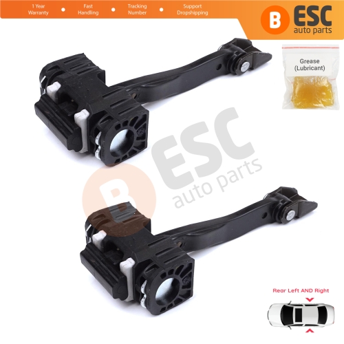 2 Pieces Rear Door Stop Check Assy Limiter Strap for BMW 3 Series F30 F31 F35 F80 M3 LCI 2012-2019 51227446729