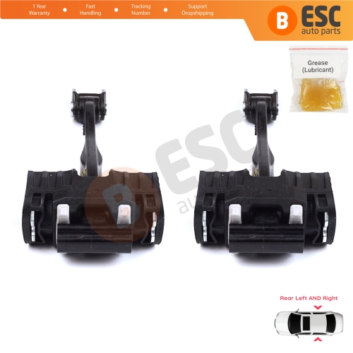 2 Pieces Rear Door Stop Check Assy Limiter Strap for BMW 3 Series F30 F31 F35 F80 M3 LCI 2012-2019 51227446729