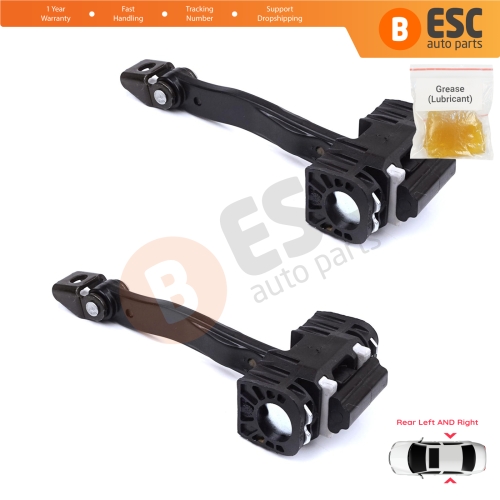 2 Pieces Rear Door Stop Check Assy Limiter Strap for BMW 3 Series F30 F31 F35 F80 M3 LCI 2012-2019 51227446729