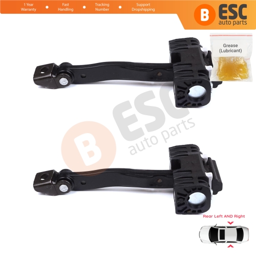 2 Pieces Rear Door Stop Check Assy Limiter Strap for BMW 3 Series F30 F31 F35 F80 M3 LCI 2012-2019 51227446729