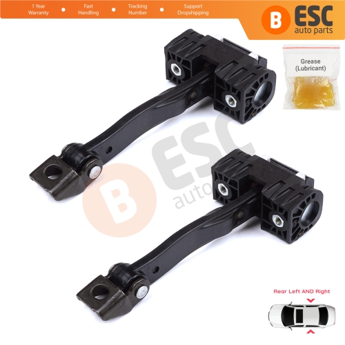 2 Pieces Rear Door Stop Check Assy Limiter Strap for BMW 3 Series F30 F31 F35 F80 M3 LCI 2012-2019 51227446729