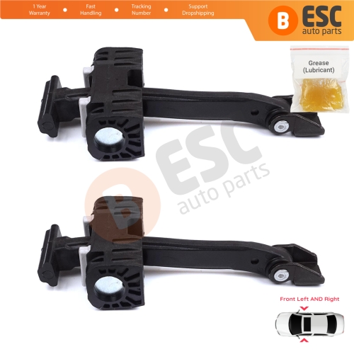 2 Pieces Front Door Stop Check Assy Limiter Strap for BMW 1 Series F20 F20N 2011–2019 5-Door 51217446715