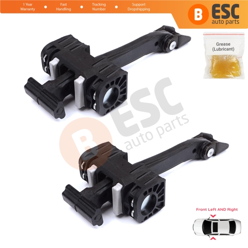 2 Pieces Front Door Stop Check Assy Limiter Strap for BMW 1 Series F20 F20N 2011–2019 5-Door 51217446715