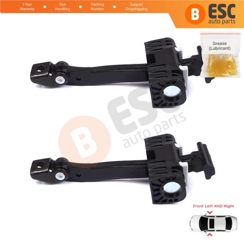 2 Pieces Front Door Stop Check Assy Limiter Strap for BMW 1 Series F20 F20N 2011–2019 5-Door 51217446715