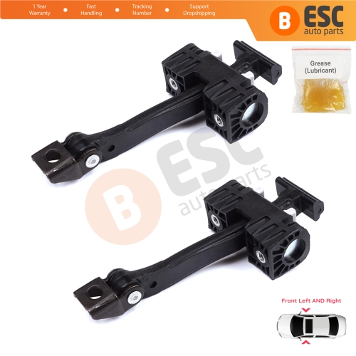 2 Pieces Front Door Stop Check Assy Limiter Strap for BMW 1 Series F20 F20N 2011–2019 5-Door 51217446715