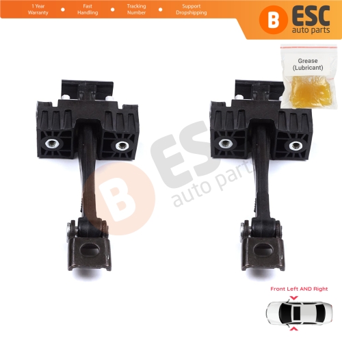 2 Pieces Front Door Stop Check Assy Limiter Strap for BMW 1 Series F20 F20N 2011–2019 5-Door 51217446715