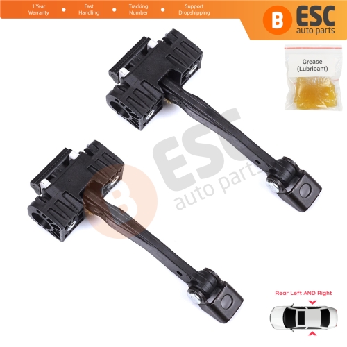 2 Pieces Rear Door Stop Check Assy Limiter Strap for BMW 1 Series F20 F20N 2011–2019 5-Door 51227446727